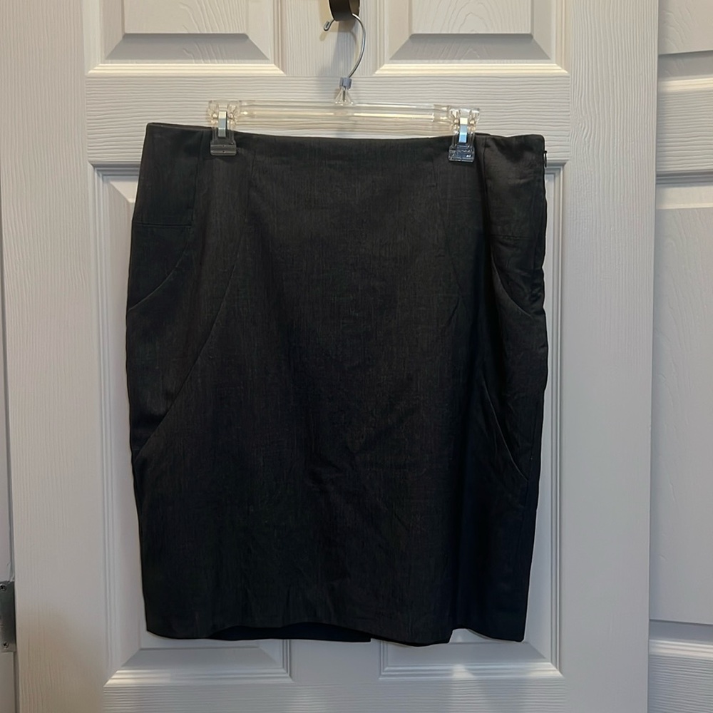 EUC Charcoal Gray Dress Skirt